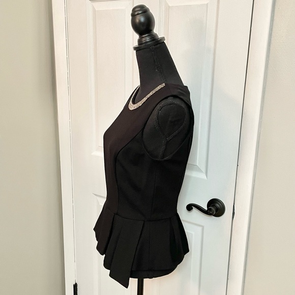 White House Black Market Beaded Topđź–¤ - Picture 6 of 9